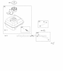 Fuel Supply Diagram and Parts List for 083132-0130-B1  Briggs and Stratton Engine